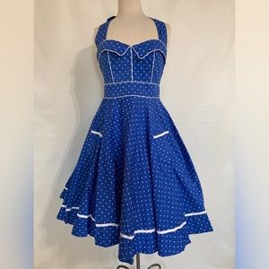 Vintage Style Halter Dress